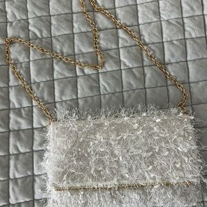 White Clutch/Cross Body